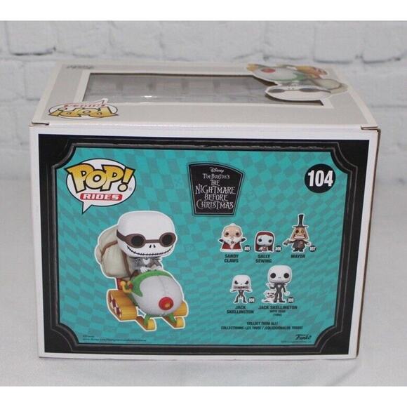 Funko Pop Rides JACK SKELLINGTON IN SNOWMOBILE - THE NIGHTMARE BEFORE CHRISTMAS - Picture 3 of 7